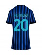 Billige Inter Milan Hakan Calhanoglu #20 Hjemmedrakt Dame 2025-26 Kortermet